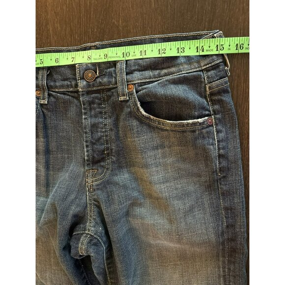 7 For All Mankind Relaxed Fit Button Fly Bootcut Jeans Size 29 - Picture 3 of 9